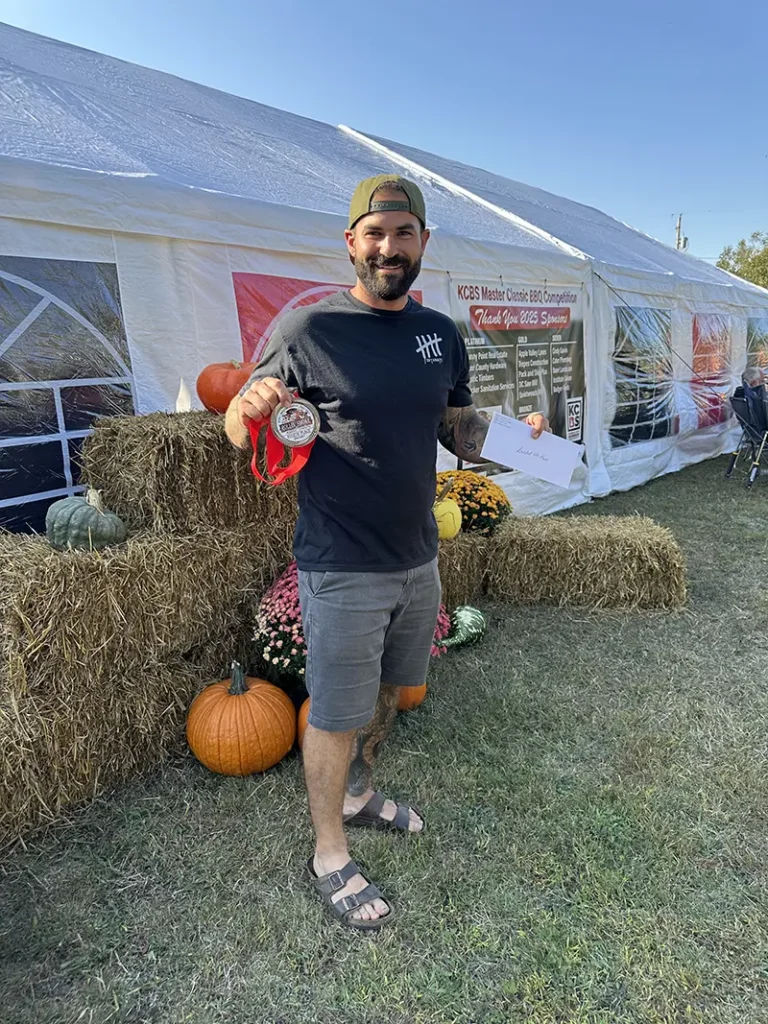 2025 Rolling Smoke BBQ Bash dinner